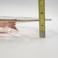 Tiffin Rambler Rose Pink Depression Glass 10" Octagon Underplate Gold Trim 1930s