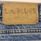LA Blues Size 10 Denim Jeans Medium Wash Slim Fit 100% Cotton Classic Vtg Mexico