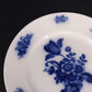 Villeroy & Boch Mettlach Blue Rose Luncheon Plate 8.25" Germany Vtg Porcelain