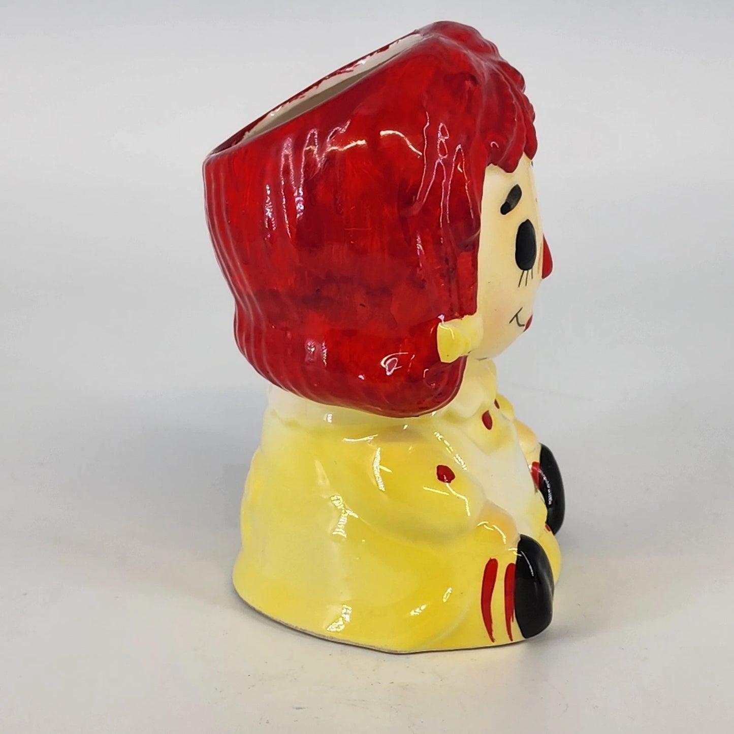 Vintage Rubens Originals Raggedy Ann Ceramic Head Vase Japan