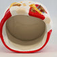 Cook’s Bazaar Santa Cookie Jar Ceramic Christmas Holiday Taiwan Storage Vintage