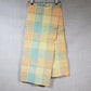 Spring Plaid Table Runner 13”x62” Cotton Hemmed Ends Woven Sides Farmhouse Decor