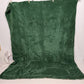 Sunbeam Microplush Comfy Toes Electric Heated Throw Blanket Foot Pocket Green