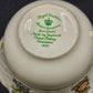 Royal Doulton June Garden Cup & Saucer Fine China Floral Crazing England Vtg