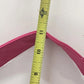 Pink Leather Hobo Bag Studded Hand Shoulder Purse Silver Studs Slouchy 12" Vtg