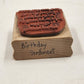 3 Rubber Stamps Love Theme With Love Thinking Of You Birthday Sentiment