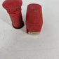 London Bus Red Rubber Mini Toy Bus Stop Figurine England Souvenir Vintage