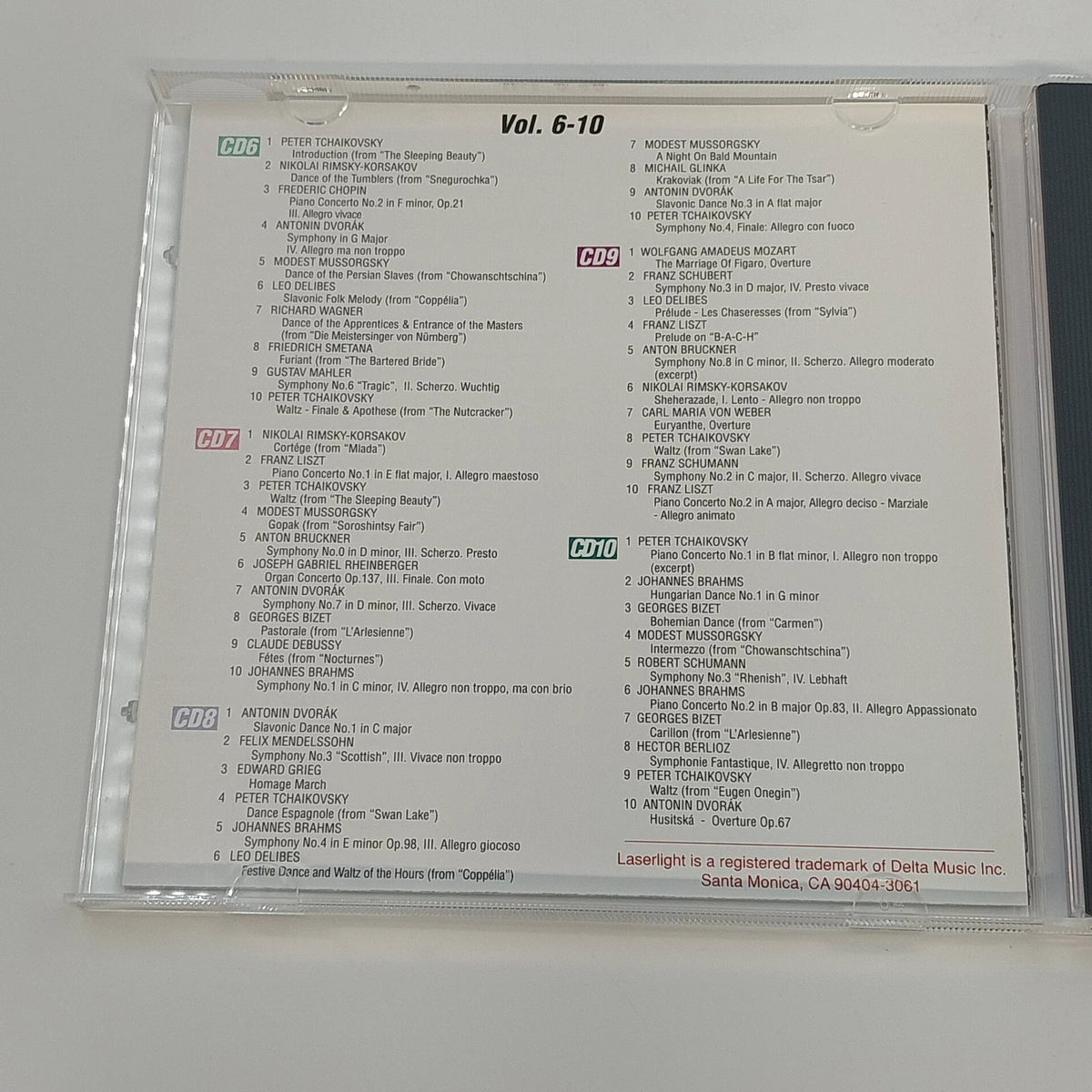 Power Classics Classical Music Active Lifestyle 2 CD Lot LaserLight Vols 3 & 7