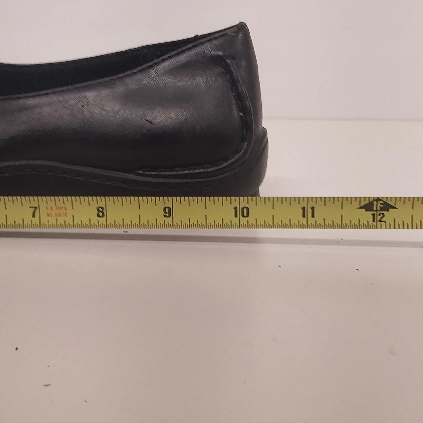 LifeStride Duke Black Wide Slip On Loafers Womens 8W Comfort