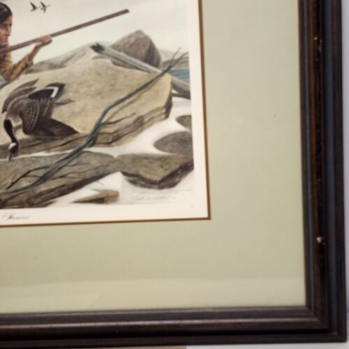 John A. Ruthven SHA-WNEE Signed Limited Edition Framed Lithograph Wildlife Art