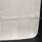 White Long Tablecloth with Embroidery Diamond & Striped Line Design 102" x 58"