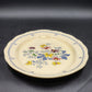 Ridgway’s Cornwall Oval Platter 14" Blue Gadroon Edge Floral Center Sheldon UK