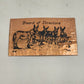Gregoria’s Greetings Copper Metal Postcard Mules Board of Directors Souvenir