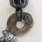 2 Pendant Necklaces Turquoise Stone Cross & Black Cord Beaded Mix Shaped