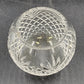 Astral Rose Bowl Vase Full Lead Cut Glass Crystal 5" Deep Fan Diamond Korea