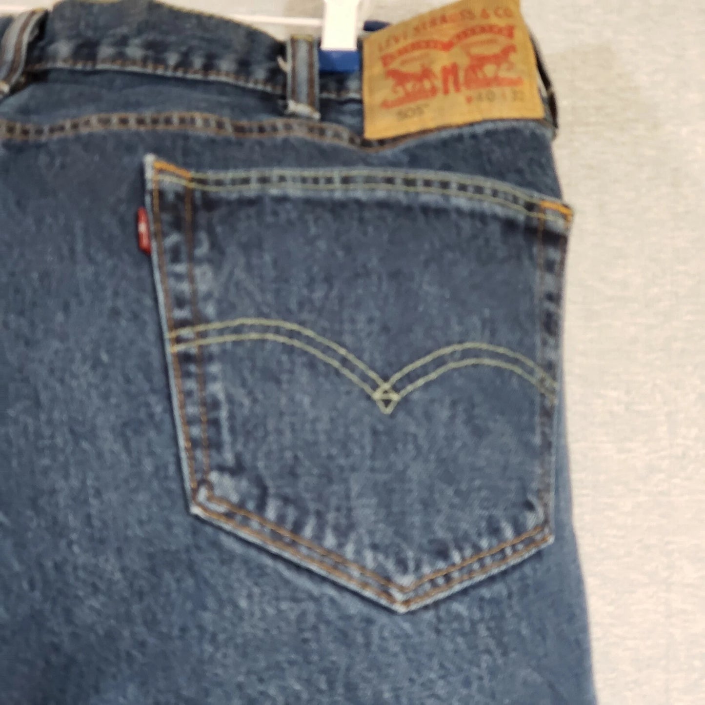 Levi’s 505 Men’s Jean 40x32 Regular Fit Straight Leg y2k men denim Mexico Rugged