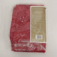 Target Ruby Poinsettia Red Damask Oval Tablecloth 60" x 84" NOS 2003 Holiday