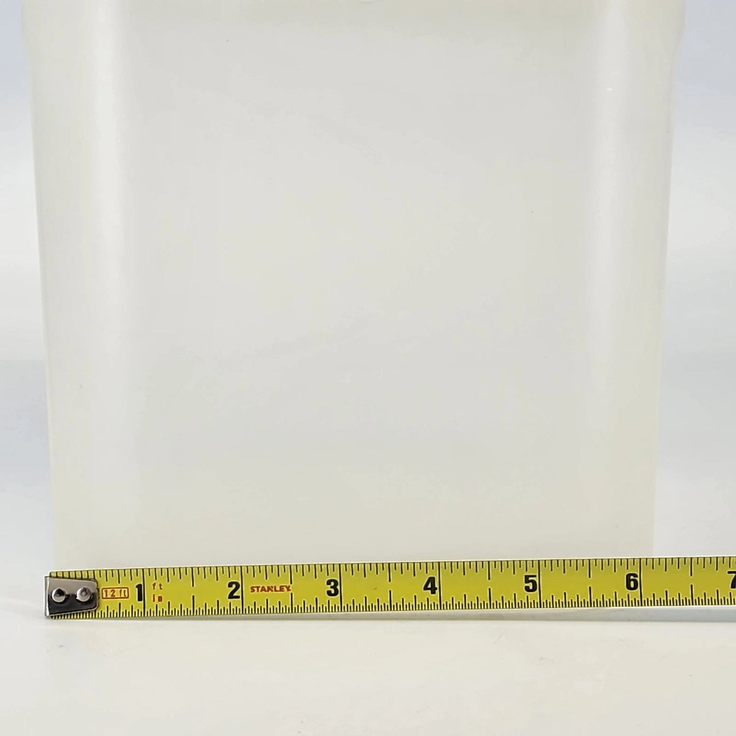Tupperware Modular Mates 1621-1 Clear Storage Canister White Lid 1623-4 Vintage