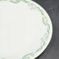 3 Corelle Emily Dinner Plates 10.25" Green Swirl Pattern Corning Ware USA
