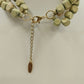 Plunder Chunky Wood Beaded Layered Women's Necklace 3 Strands Neutral Tones 9"