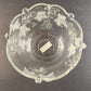 Mikasa Parisian Ivy Crystal Glass Serving Bowl Clear w Frosted Leaves 8¾" S5199