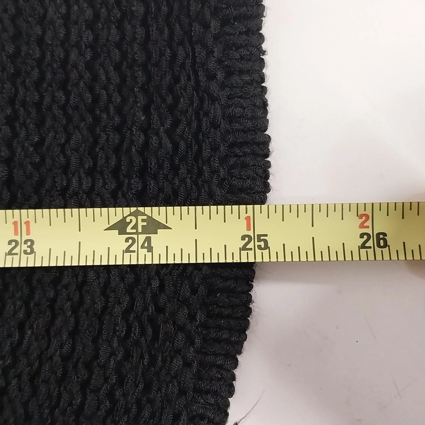 Laura Ashley Women's Black Open Front Knit Cardigan Sweater Medium Acrylic Nylon