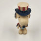 Peanuts Patriotic Snoopy Miniature Figurine by Jim Shore 3.75" Tall Multicolor