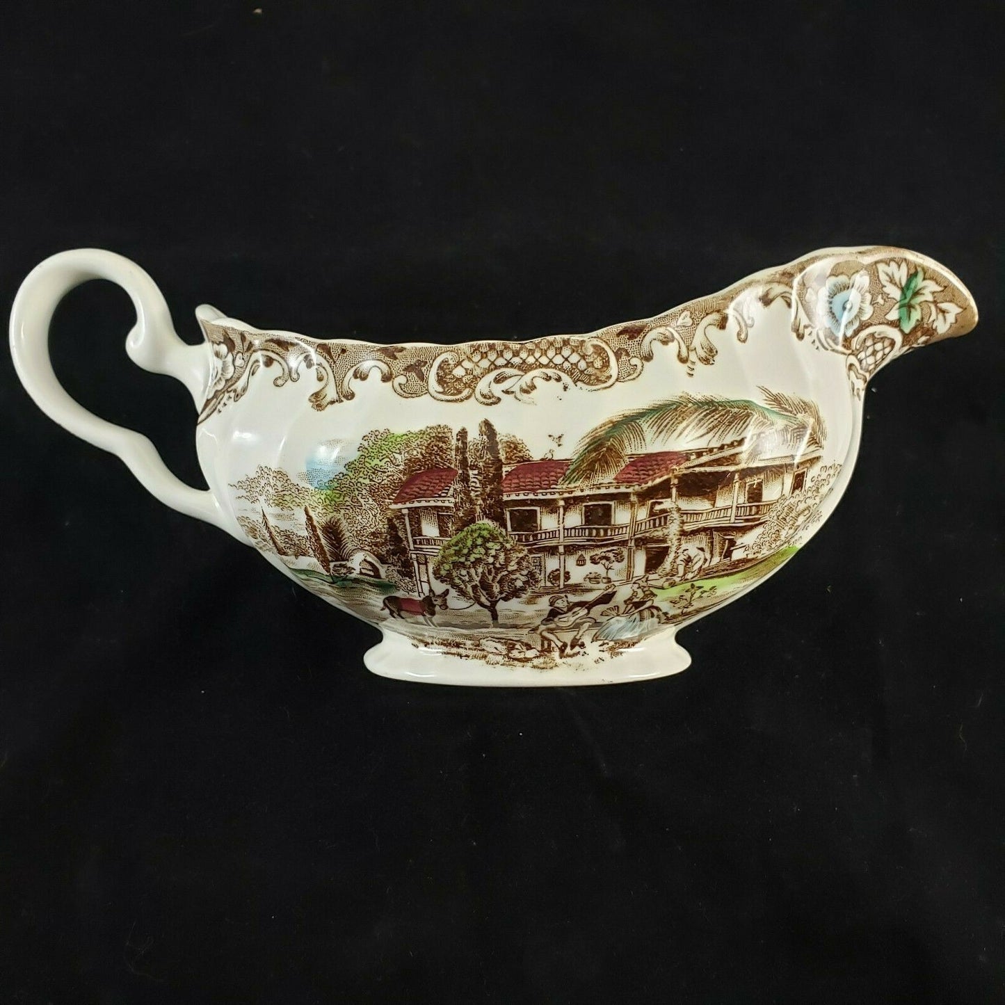 Gravy Boat Heritage Hall 4411 Johnson Brothers Southern Plantation Vtg England