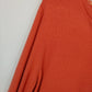 Cherokee Orange Cardigan Sweater Button Front Lightweight Knit Women Medium