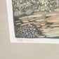 Elaine Wallace Castle House Framed Print Pastoral 27.5" Artist Proof Signed