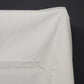 Solid Grey Tablecloth Table Cover Linen Fabric Overlock Hem Square 44"
