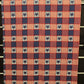 Red White and Blue with Stars Linen Table Runner Vintage July 4th Themed 92"x20"