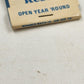 Sunnyside Resort Tahoe City Home of the Sailing Fleet Matchbook Cover Unused