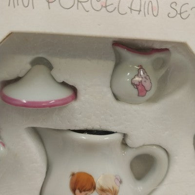 Enesco Precious Moments Porcelain Mini Tea Set “Nothing Sweeter Than A Friend”