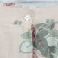 Contempo Casuals Floral Skirt Women's 7/8 A-Line Cotton Polyester Botton Front