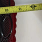 Avon Cape Cod Ruby Red Oval Serving Platter Roman Rosette 13.5" x 11" Vtg