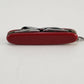 Red Multi-Blade Pocket Knife 5-in-1 Tool Stainless Steel 3¾"Base 2¼" Blade China