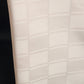 Rose Pink Rectangle Tablecloth with Square Striped Windowpane Design 60" x 82"