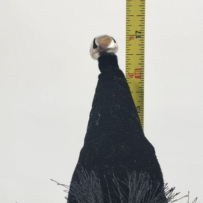 Spooky Witch Tree Topper Figurine Crystal Ball Halloween 17"x6" Table Top Decor