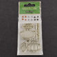 6 Pks Halloween Clear Cling Stamps Unmounted And Unopened NOS Packaging