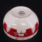 Trisa Snowman Christmas Tree Red White Stoneware Cereal Soup Bowl 6" China