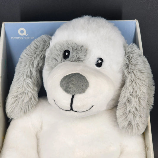Aroma Home Patch Puppy Microwavable Plush Cuddle Hottie Heat Pack Tourmaline NOS