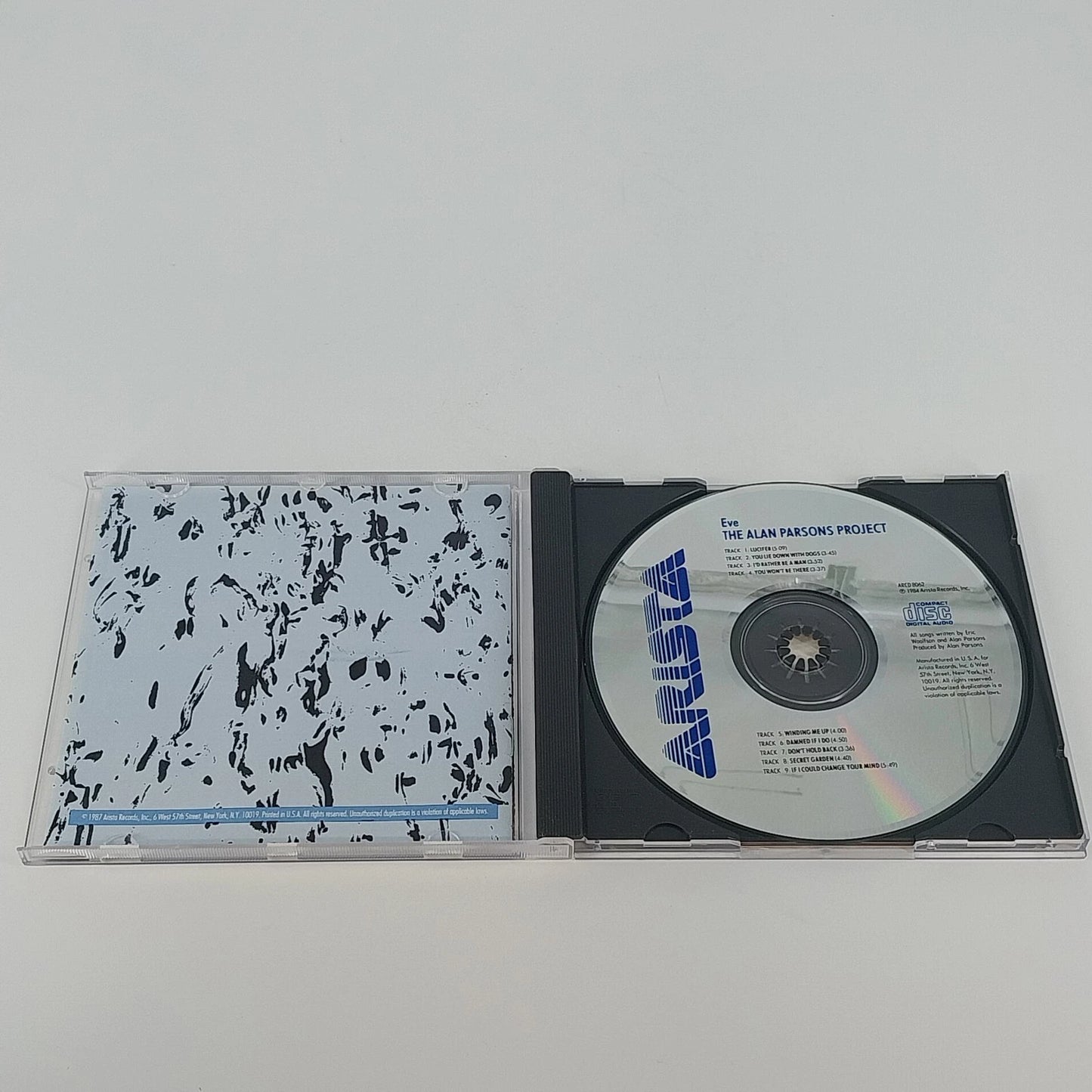 The Alan Parsons Project Eve CD 1979 Progressive Rock Classic Rock Arista Record