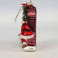 Christopher Radko Santa Puppy Mercury Glass Ornament 5" Christmas Poland Vintage