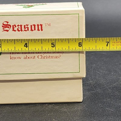 Christmas Trivia Card Game History by Tis the Season 1800 Questions USA 1996