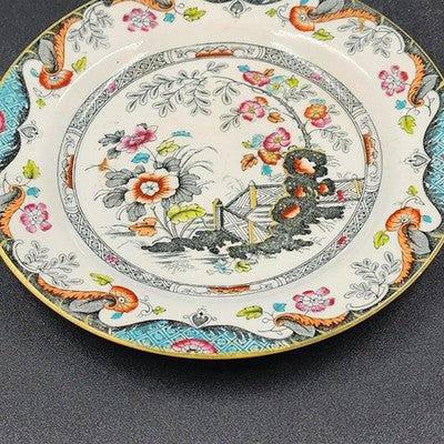 Ridgway Anglesey Bread & Butter Plate 6.75" Chinoiserie Imari Colors
