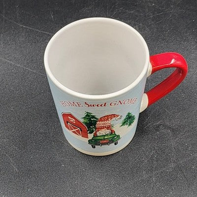 Home Sweet Gnome Ceramic Cup Christmas Coffee Tea Hot Chocolate Mug 3.5" x 4.25"