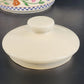 3 Trendition Hearts Delight Simmer Pots Ceramic Country Heart w Lids Crazed Vtg