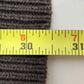 IZOD Sweater Brown Pullover Men's XLT Crewneck Cotton Long Sleeve Square Design