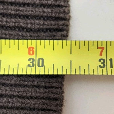 IZOD Sweater Brown Pullover Men's XLT Crewneck Cotton Long Sleeve Square Design